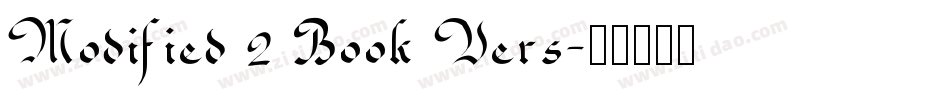 Modified 2 Book Vers字体转换
